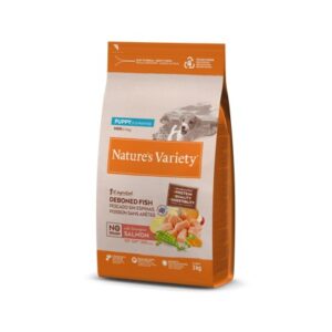 NATURE'S VARIETY DOG NO GRAIN MINI PUPPY SALMÓN NORUEGO 1.5Kg