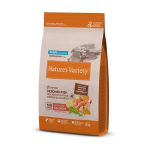 NATURE'S VARIETY DOG NO GRAIN MEDIUM/MAXI PUPPY SALMÓN NORUEGO 3Kg/10Kg