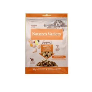 NATURE'S VARIETY DOG LIOFILIZADO TOPPERS POLLO 40g
