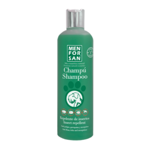 MENFORSAN CHAMPÚ REPELENTE DE INSECTOS CON GERANIOL PARA PERROS 300ml