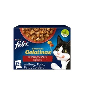 FELIX SENSATIONS FESTÍN DE SABORES 12x85g