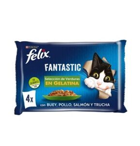 FELIX FANTASTIC VERDURAS 4x85g (12ud./caja)