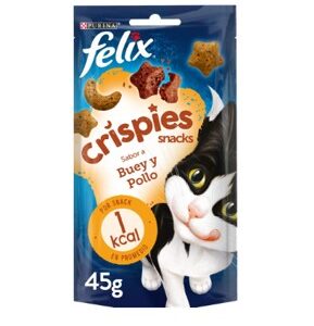 FELIX SNACK CRISPIES BUEY Y POLLO 45g (8ud./caja)
