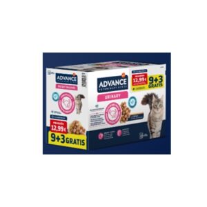 ADVANCE VETERINARY DIETS WET CAT URINARY 85g 9+3 gratuitos (12ud./caja)