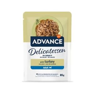 ADVANCE CAT WET ADULT DELICATESSEN PAVO 85g (24ud./caja)