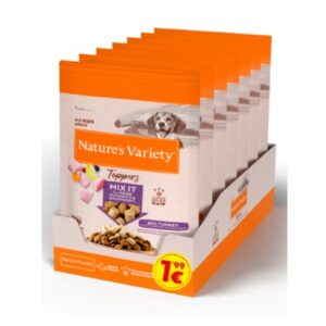 NATURE'S VARIETY DOG LIOFILIZADO TOPPERS PAVO 40g PVP 1.99 (7uds./caja)